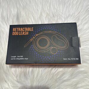 NIB Retractable Dog Leash With Waste Bags And Dispenser 16 Ft 66 Lb Dogs